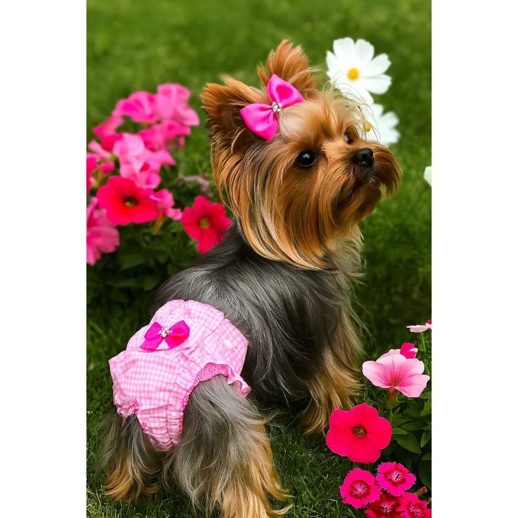 Calcinha Higiênica Tecido Luxo (Várias estampas/aleatória)