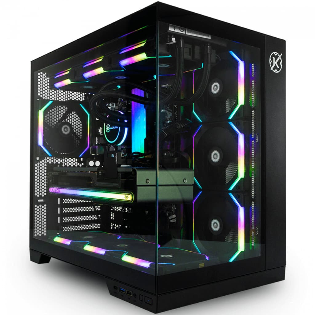 Gabinete Gamer Kalkan Asgard, Mid Tower, Vidro Temperado, ATX, Sem Fonte, Sem Fans, Preto