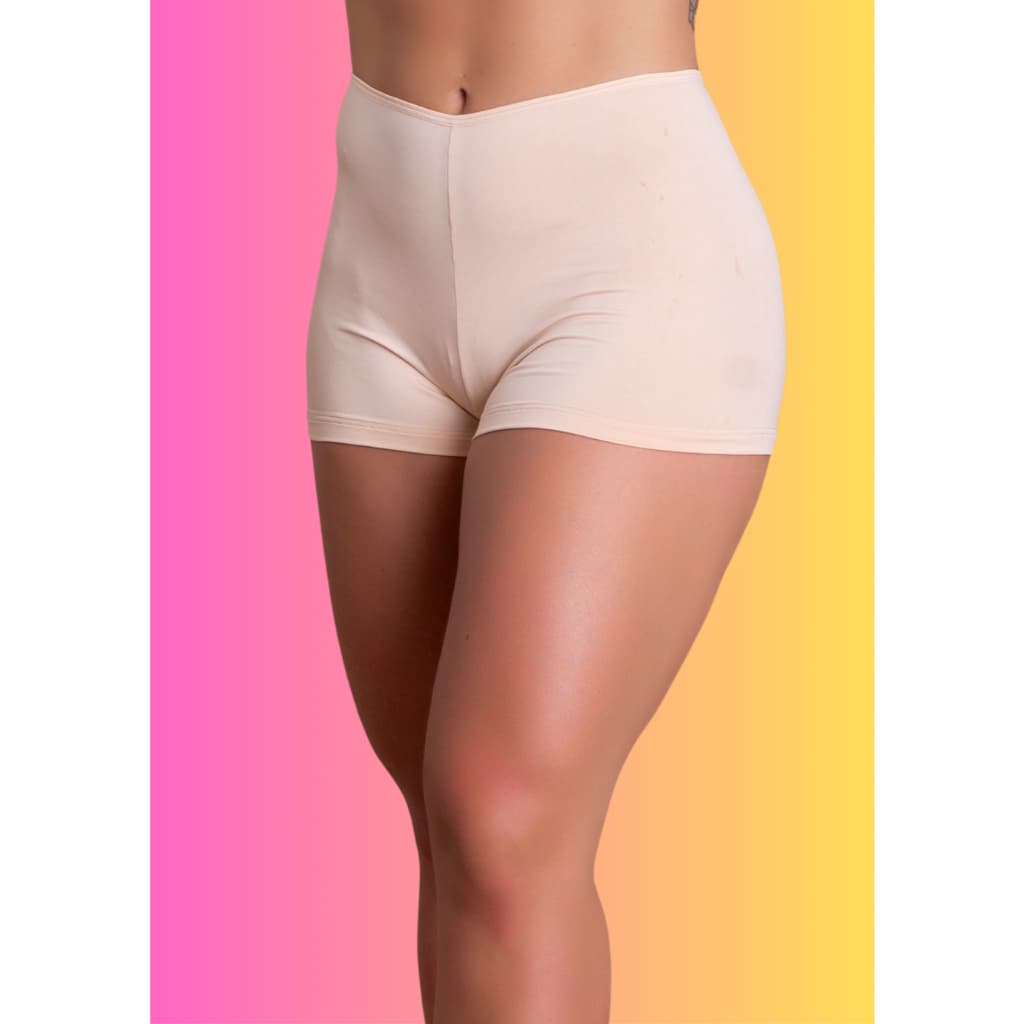 Anágua Feminina Shortinho Íntimo Segunda Pele Conforto Lingerie Short Curto Para Saia E Vestido Tecido Leve RIQ Modas