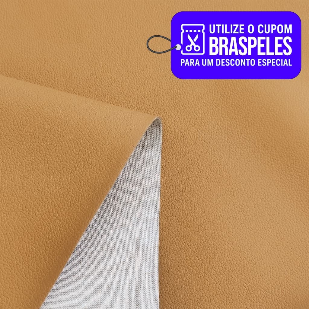 Tecido Courvin Uruguai 1.0 Caramelo - Original Romplas