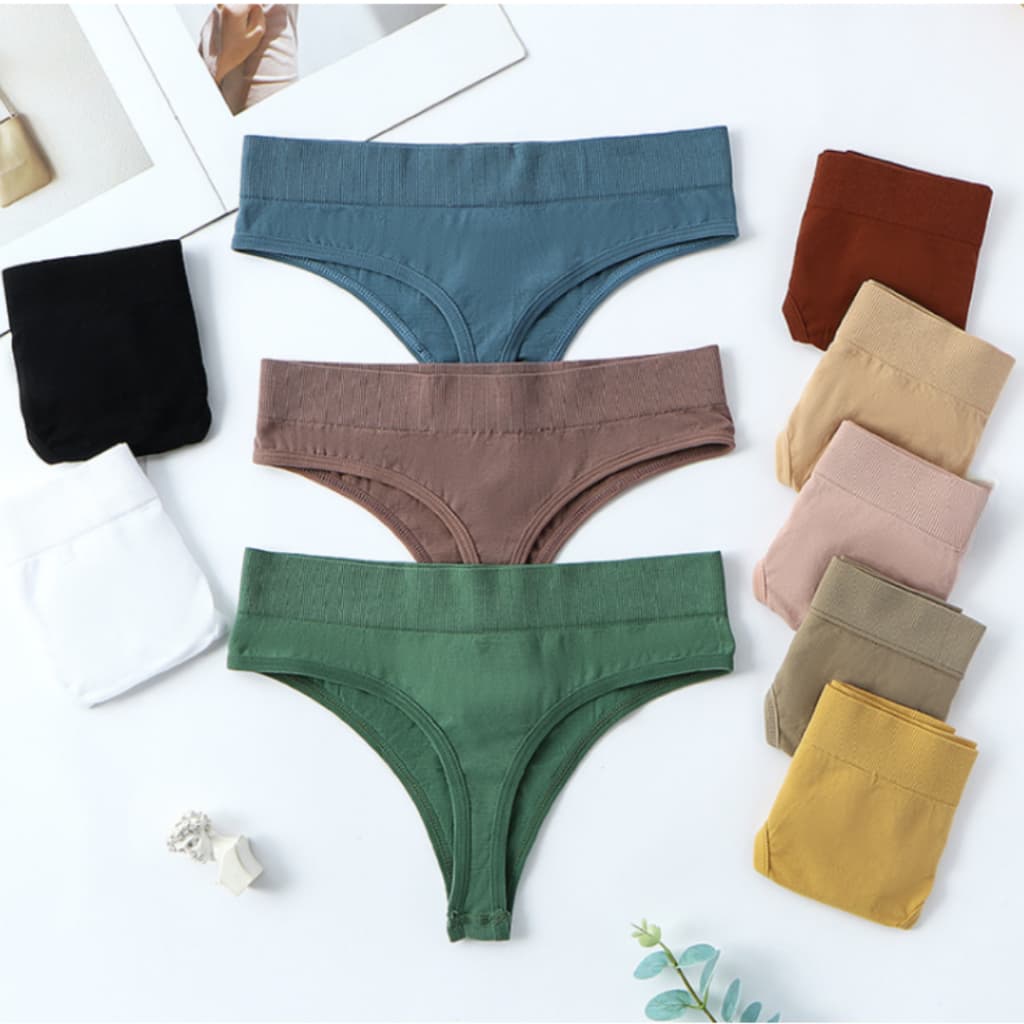 Kit 4 Calcinha Microfibra Modelo - Fio dental