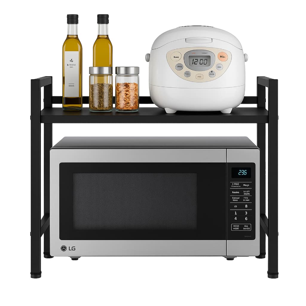 Rack Metálico Multiuso Decoteam Ajustável Para Microondas