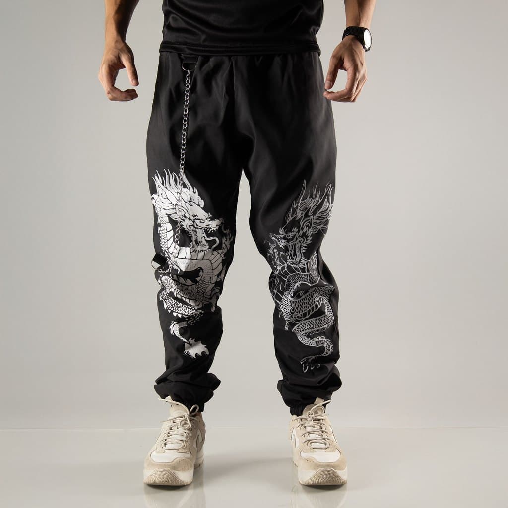 Calça Cargo Jogger Com Punho Estilo Gringa Com Elastico e Cordão Estilosa Coreana Rapper Trapper