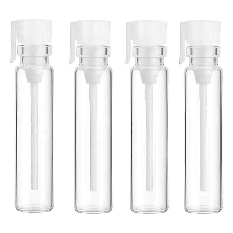100 Flaconetes 1 Ml Vidro Pressão Amostra De Perfume