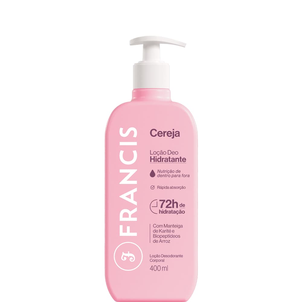 Loção Hidratante Francis Cereja 400ml
