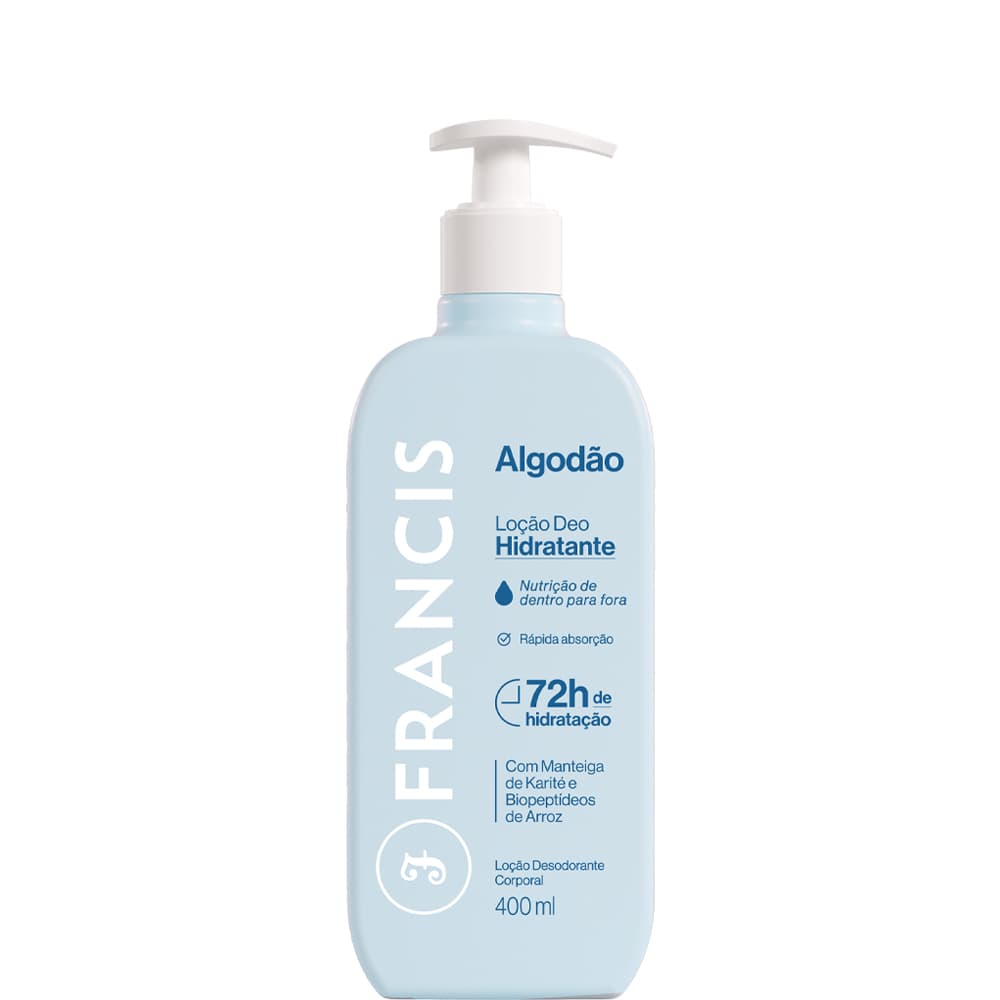 Loção Hidratante Francis Algodão 400ml