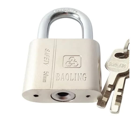 Cadeado Aço Anti-Furto 3 Chaves Codificadas - Proteção Extrema 40mm - 50mm - 60mm