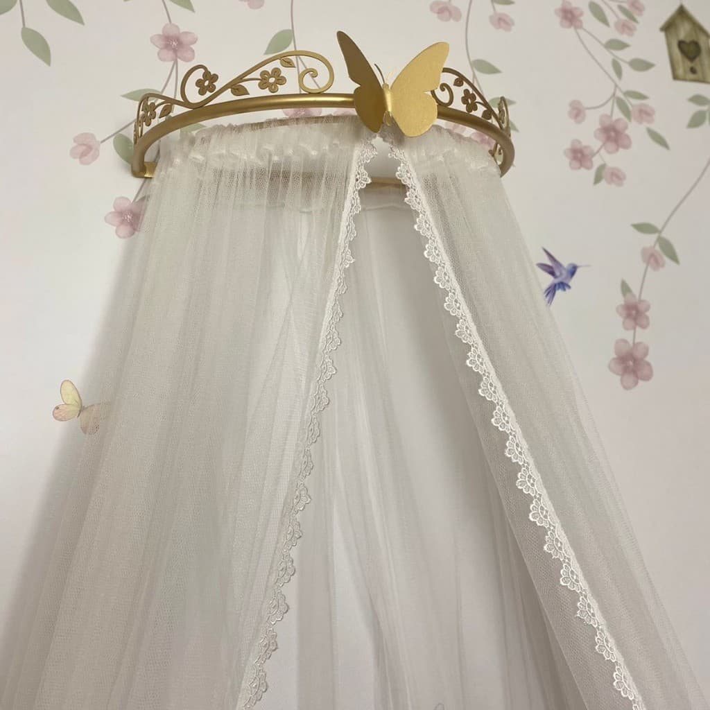 Dossel provence Galhos borboleta com mosquiteiro tule