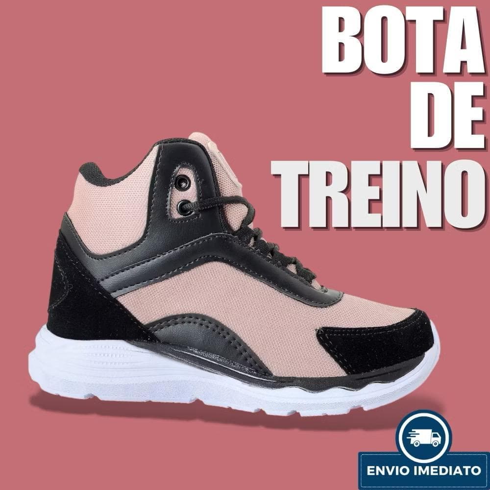Tênis Botinha Feminina Academia Treino Confortável Corrida Caminhada