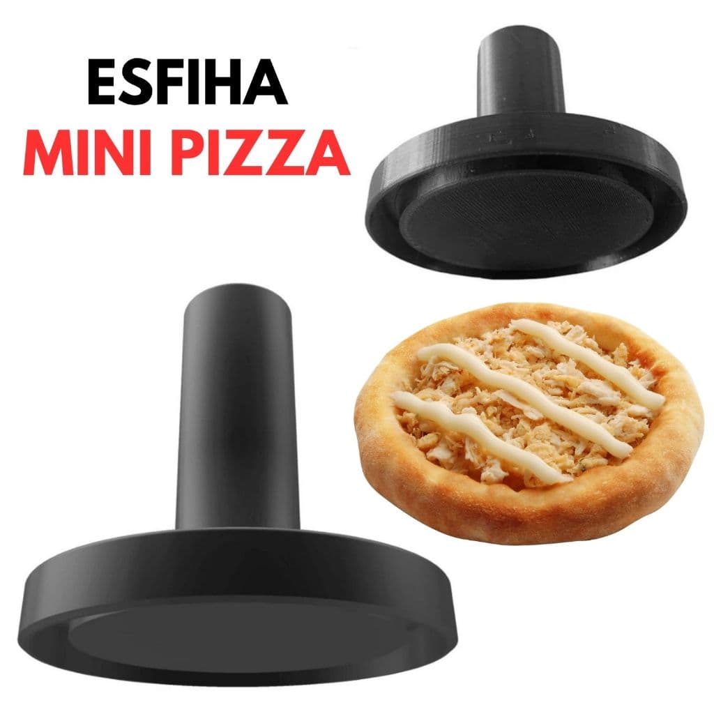 Molde Esfiha Aberta Cortador Mini Pizza Brotinho Esfirra Habbibs Modelador Varios Tamanhos