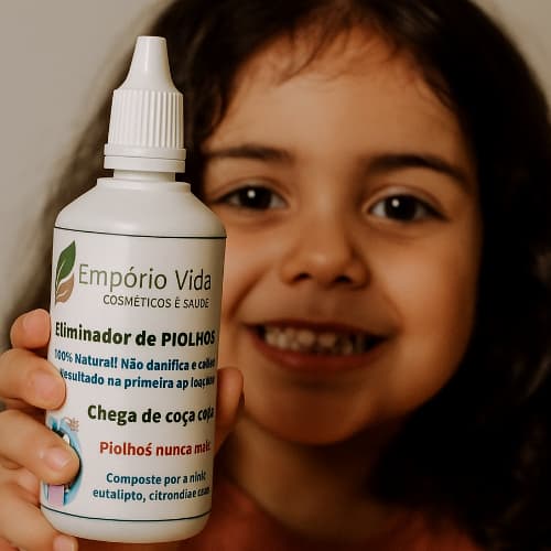 Solução para piolhos e lêndeas NATURAL. Resultado em uma aplicação.