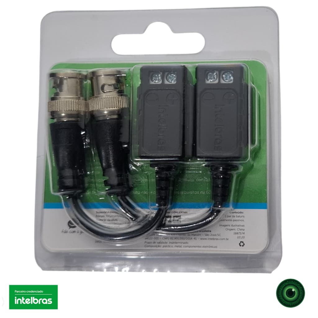 Conector Vb 501 g2 Video balum Intelbras 4k