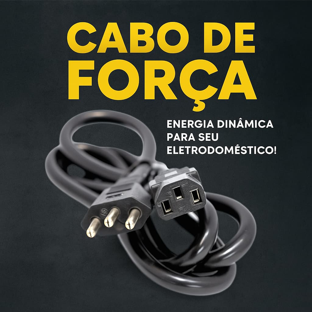 Cabo De Força Panela De Arroz Elétrica Fio de Energia Tomada Bilvolt Diversas Marcas