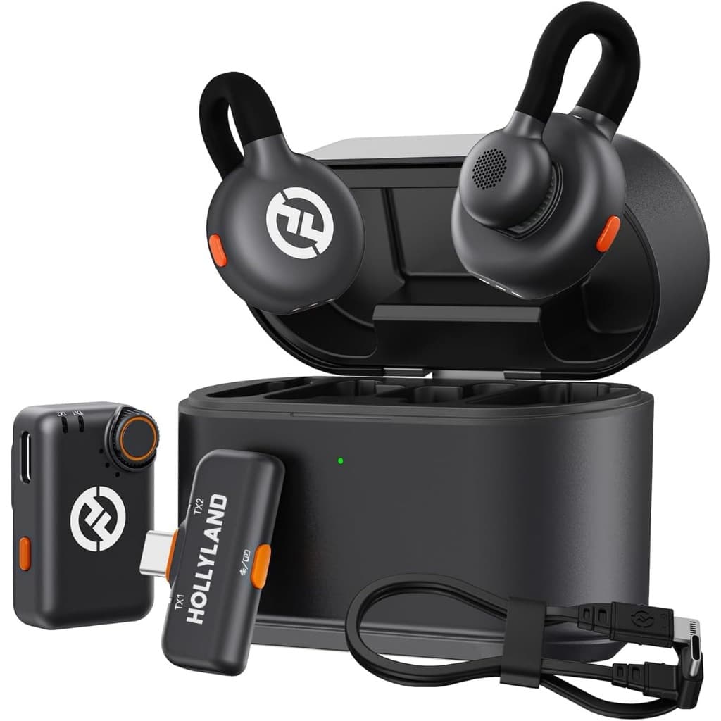 Microfone Lapela Hollyland Lark M2S Combo