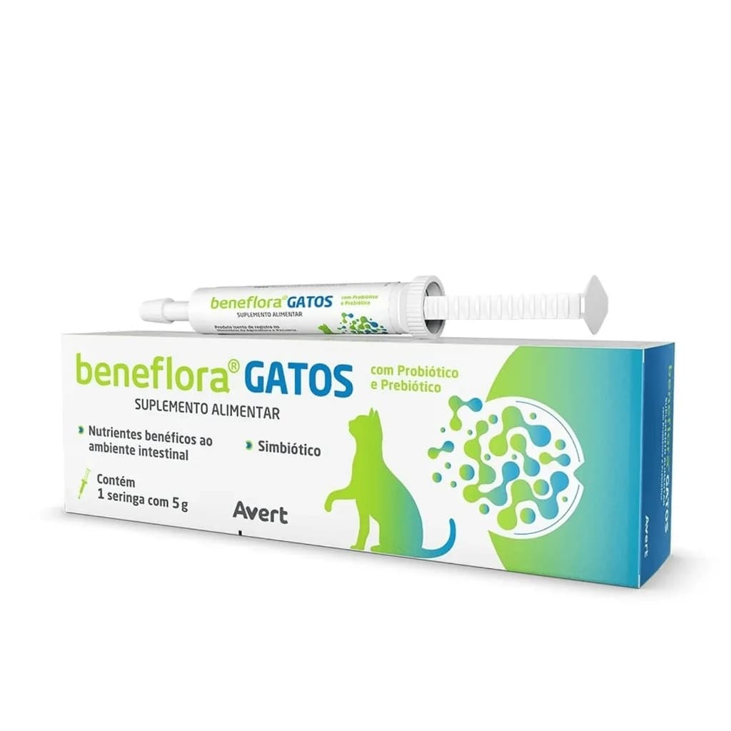 Beneflora Pasta 5g para Gatos – Suplemento Probiótico, Prebiótico e Taurina
