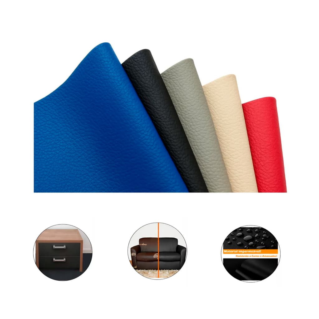 Kit 2M Tecido Korino Corino Para Sofá Puffs Decoração 2m x 1,40m