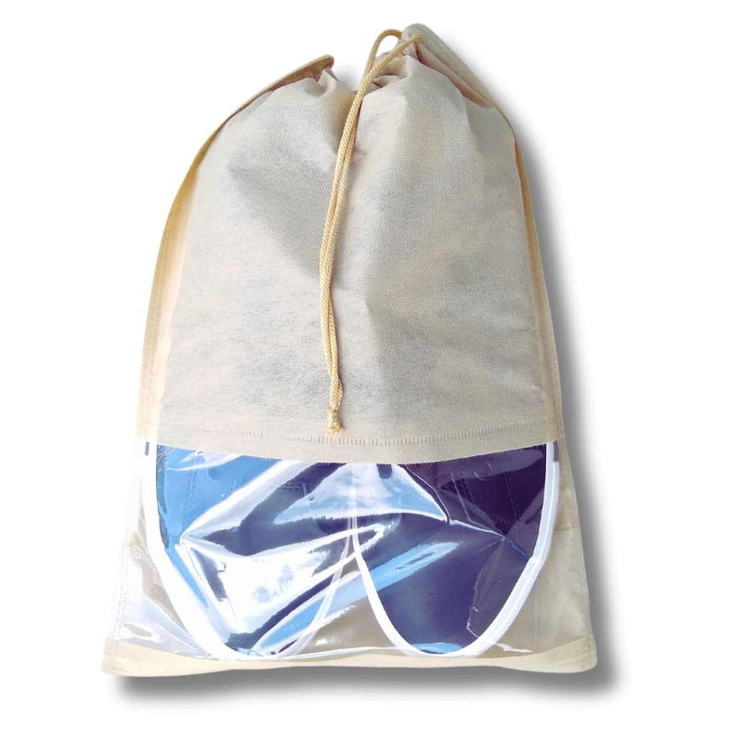 15 Sacos Para Sapatos Porta Sapato Cores 34x40cm Com Visor