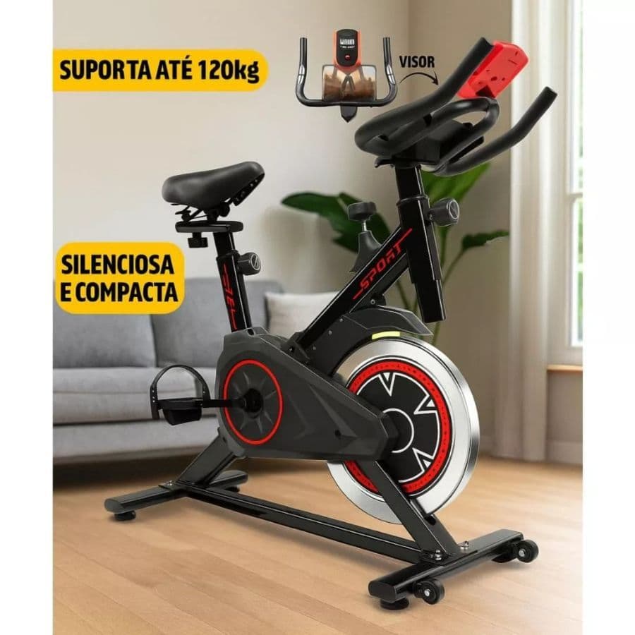 Bicicleta Bike Ergometrica Spinning Academia Fitness Profissional Sport Profissional