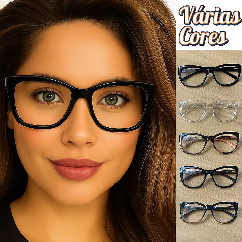 oculos de grau feminino novo modelo da moda