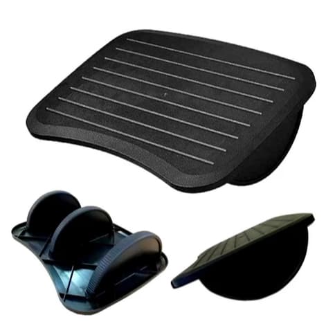 Apoio  Ergonômico Descanso para Pés AP25 Preto MASTICMOL
