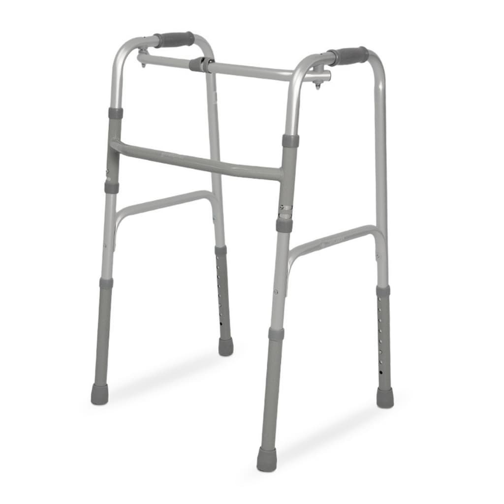 Andador Ortopédico Dobrável Articulado Alumínio Para Idoso Dellamed D10 Fixo Móvel para Adulto