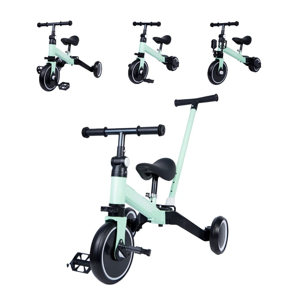 Triciclo 5 em 1 Bicicleta de Equilibrio Com Empurrador Seguro Bebe Infantil MSP KIDS