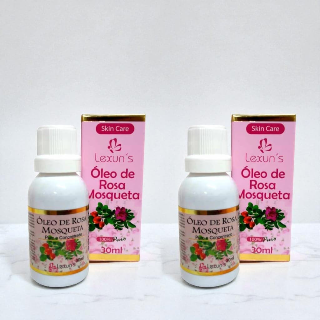 Kit 2x Óleo Vegetal de Rosa Mosqueta Rubiginosa 30ml - Lexuns