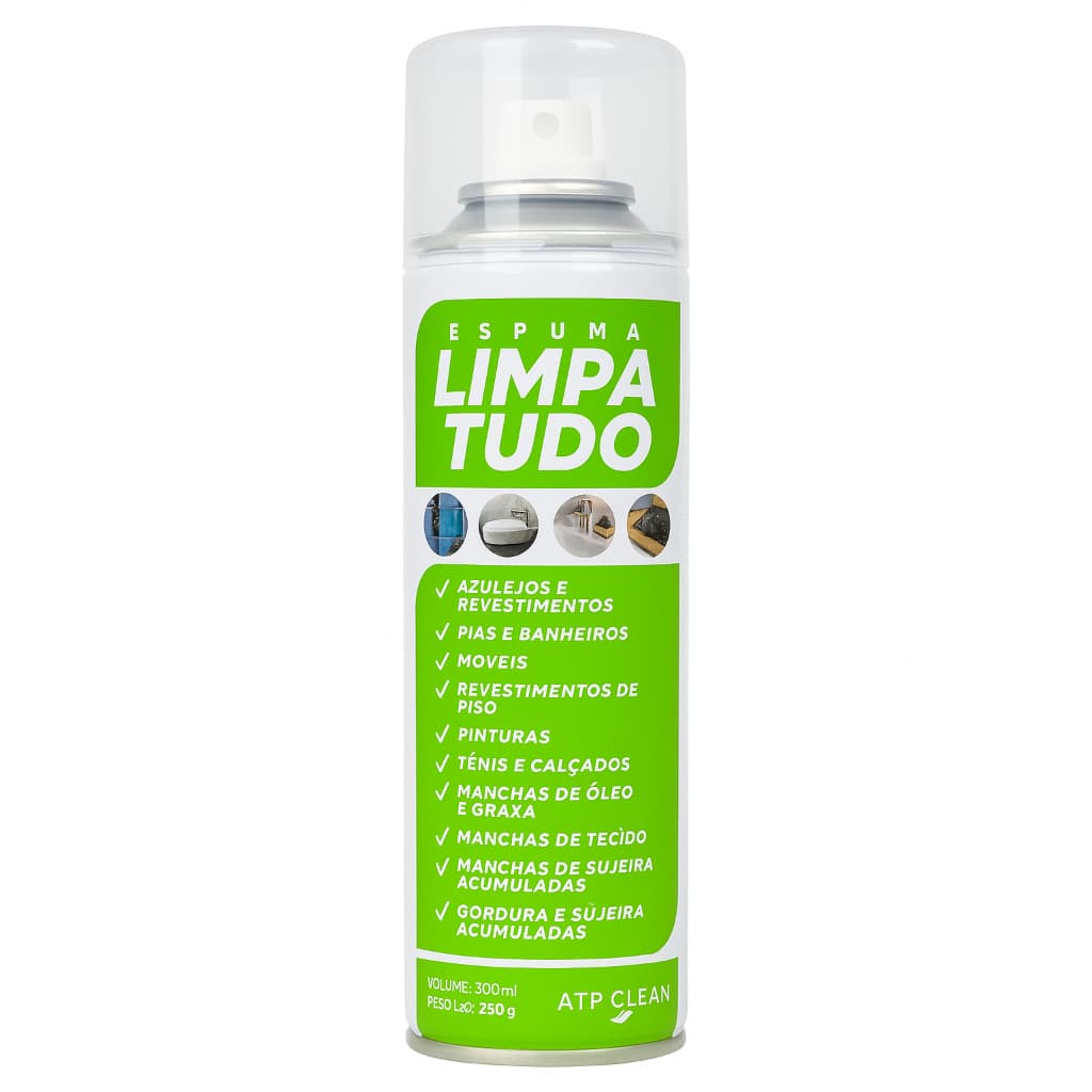 Espuma Limpa Tudo Multiuso – Remove Manchas, Gordura e Sujeira