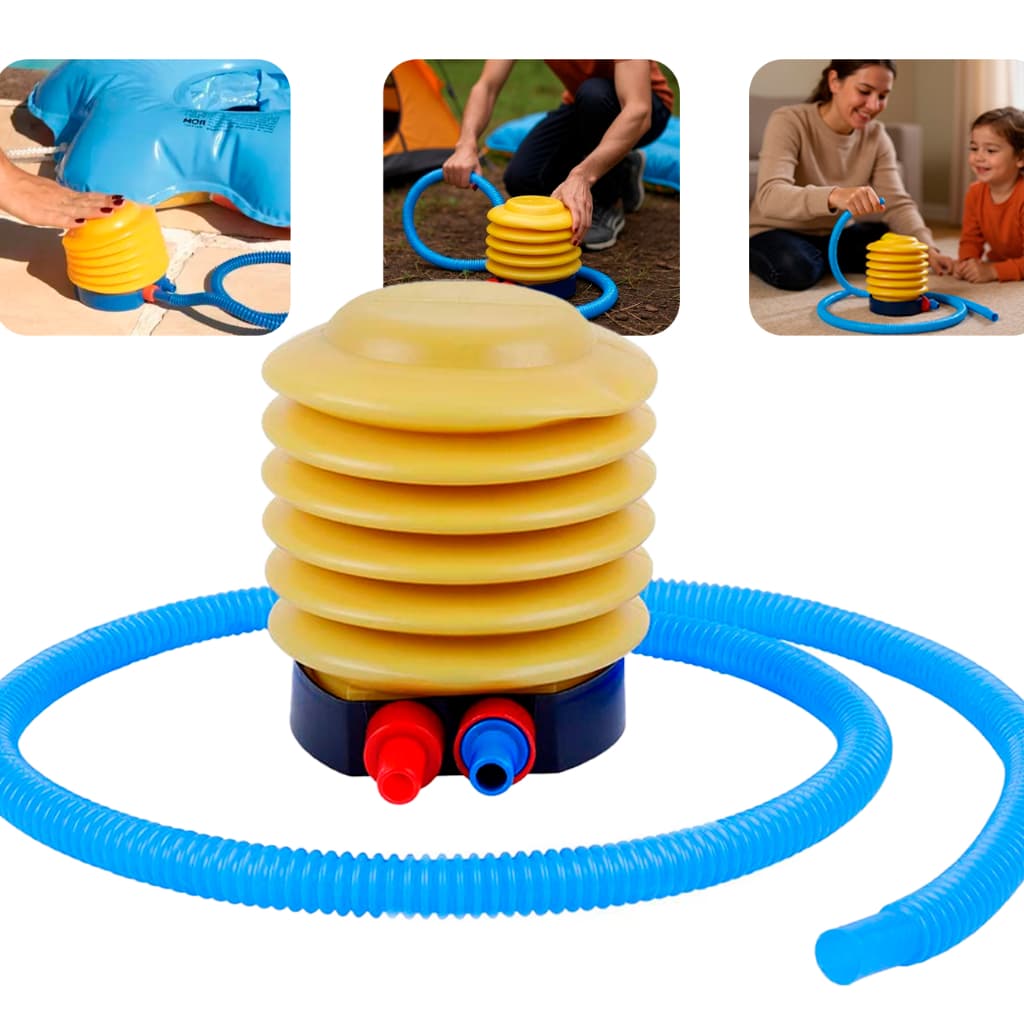 Bomba De Ar Manual  Portátil Encher Bola Colchão