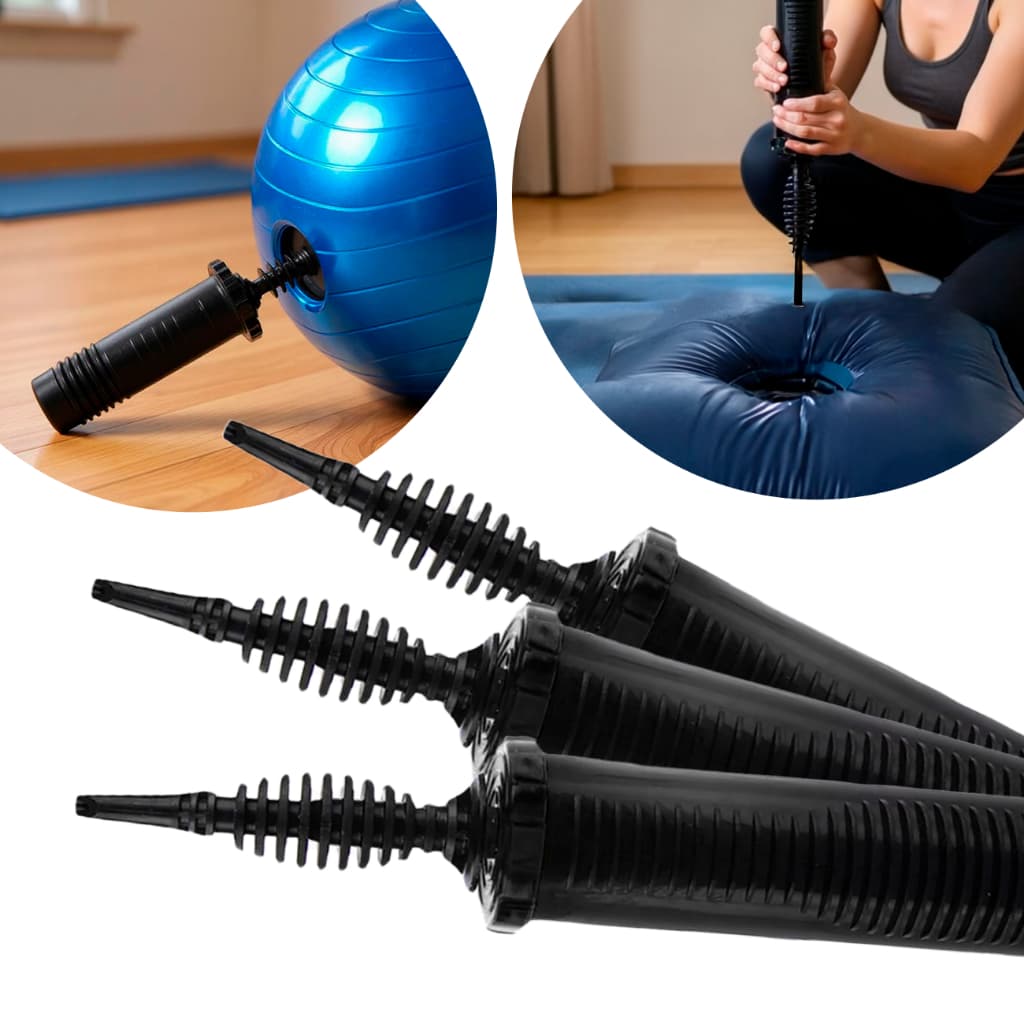 Bomba De Ar Infladora Manual Reforçada Portátil Bola Colchão