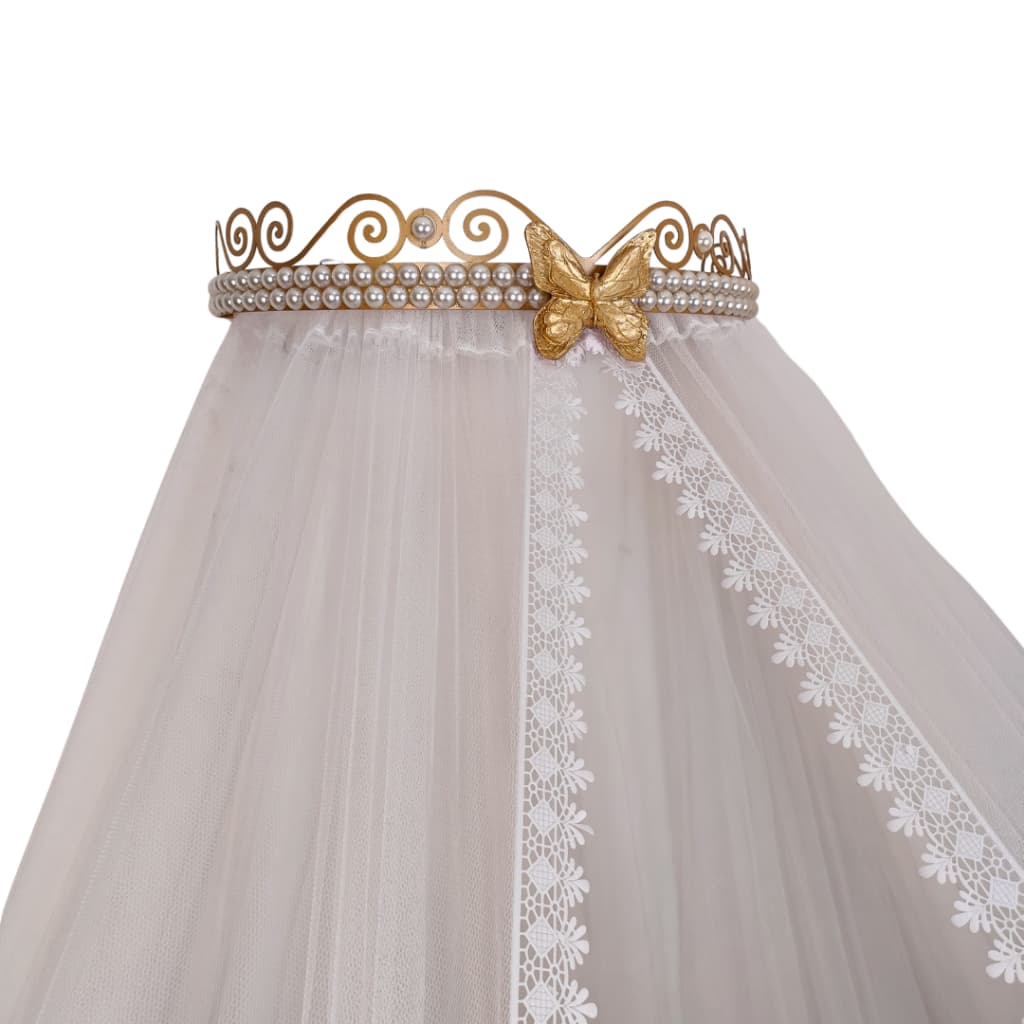 Dossel com mosquiteiro tule para berço