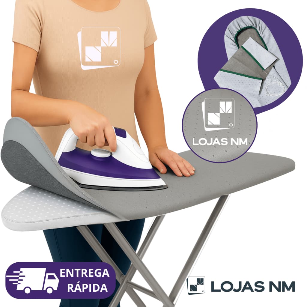 Capa Para Tábua De Passar Roupa Forro Térmico Aluminizado Com Espuma Mesa de Passar Todos Tamanhos