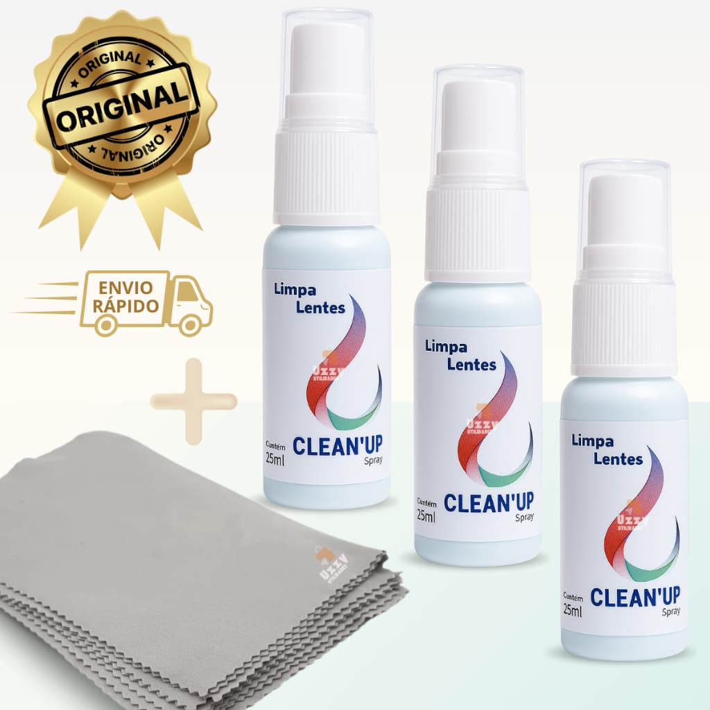 Kit 3 Limpa Óculos Celular Limpa Lentes com 5 Flanelas Limpa Tela Tv Celular Notebook