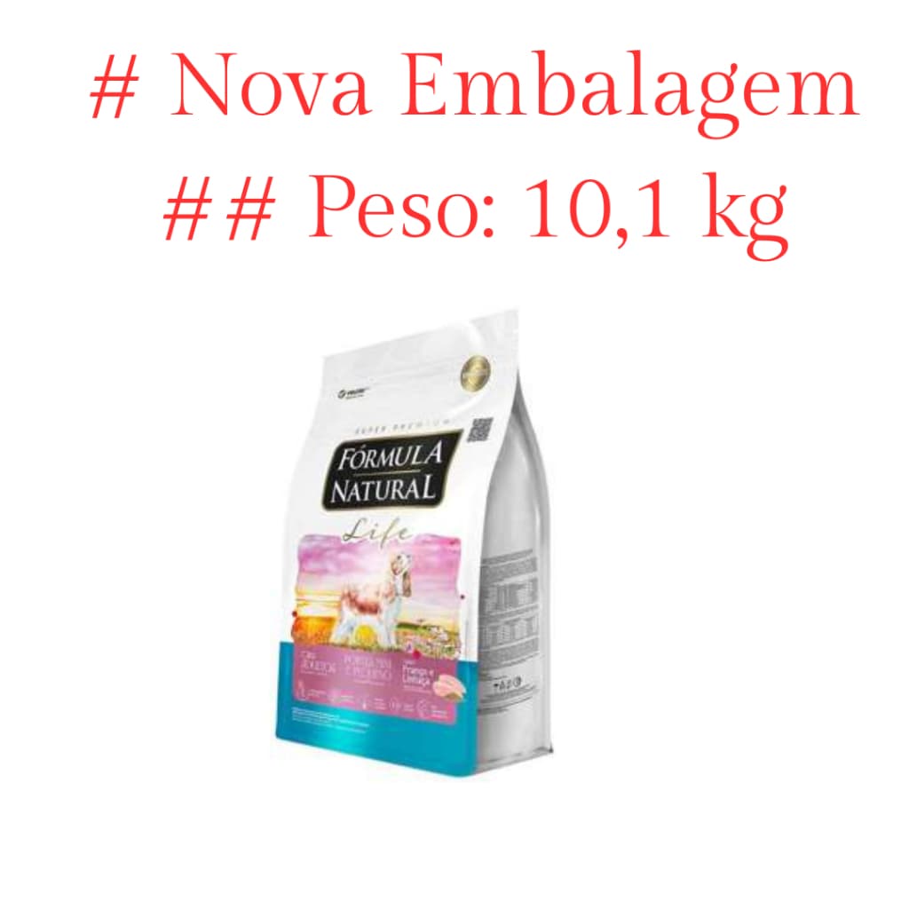 Formula Natural Adulto 10,1 kg Life Raças mini e pequenas