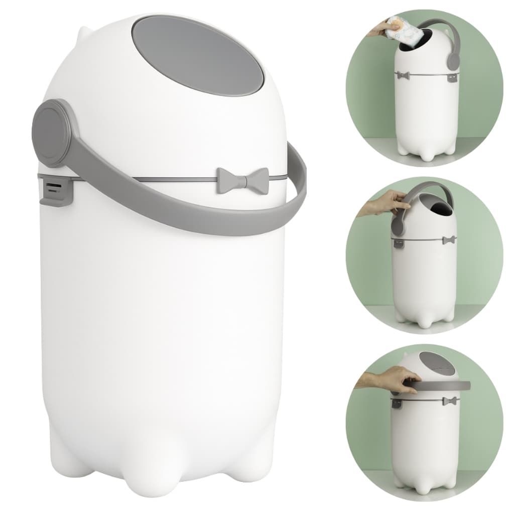 Lixeira Antiodor Antibacteriana para quarto do Bebê, Banheiro, fraldas e Pet, lixeira Mágica 3 em 1