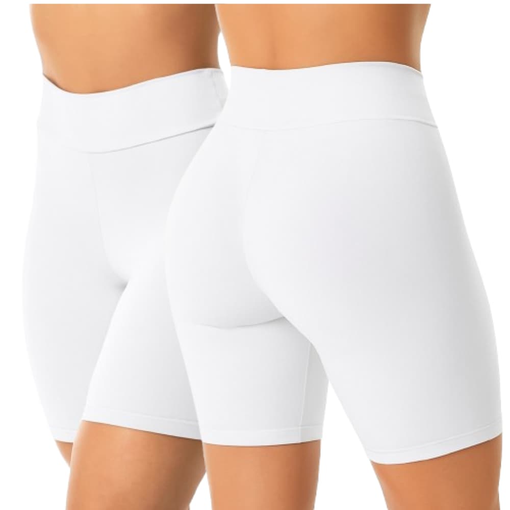 kit 2 Short Feminino Short Segunda Pele Anágua Short Cós Alto Segunda Pele Short Modelador Leve