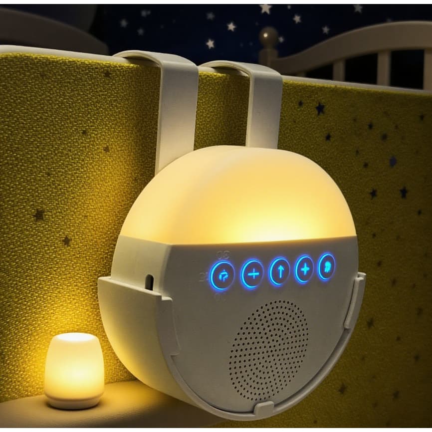 Máquina de ruído branco para crianças, USB Recarregável luz noturna,Sleep Sound Player