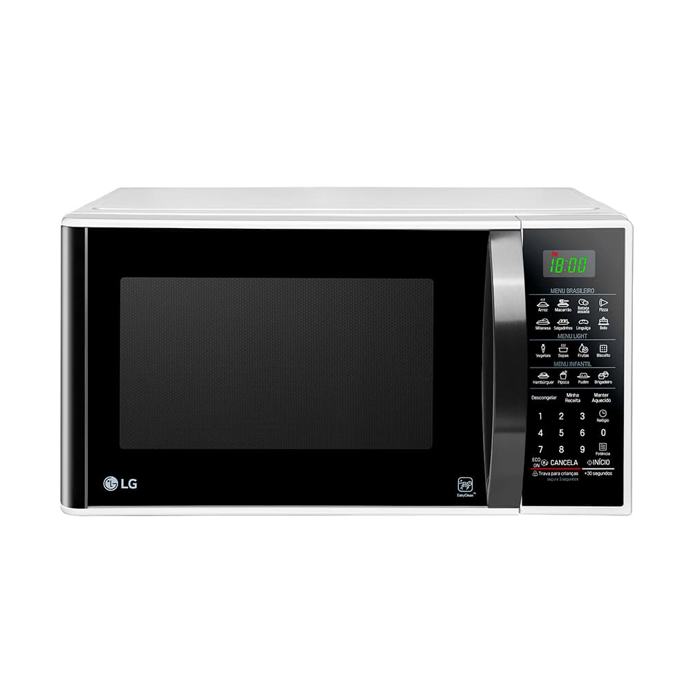 Micro-ondas LG MS3091BC 30L 127V ECO ON EasyClean Branco