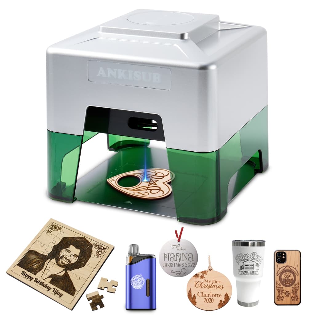 Máquina De Gravação A Laser Portátil Ankisub L3c 3w 24w