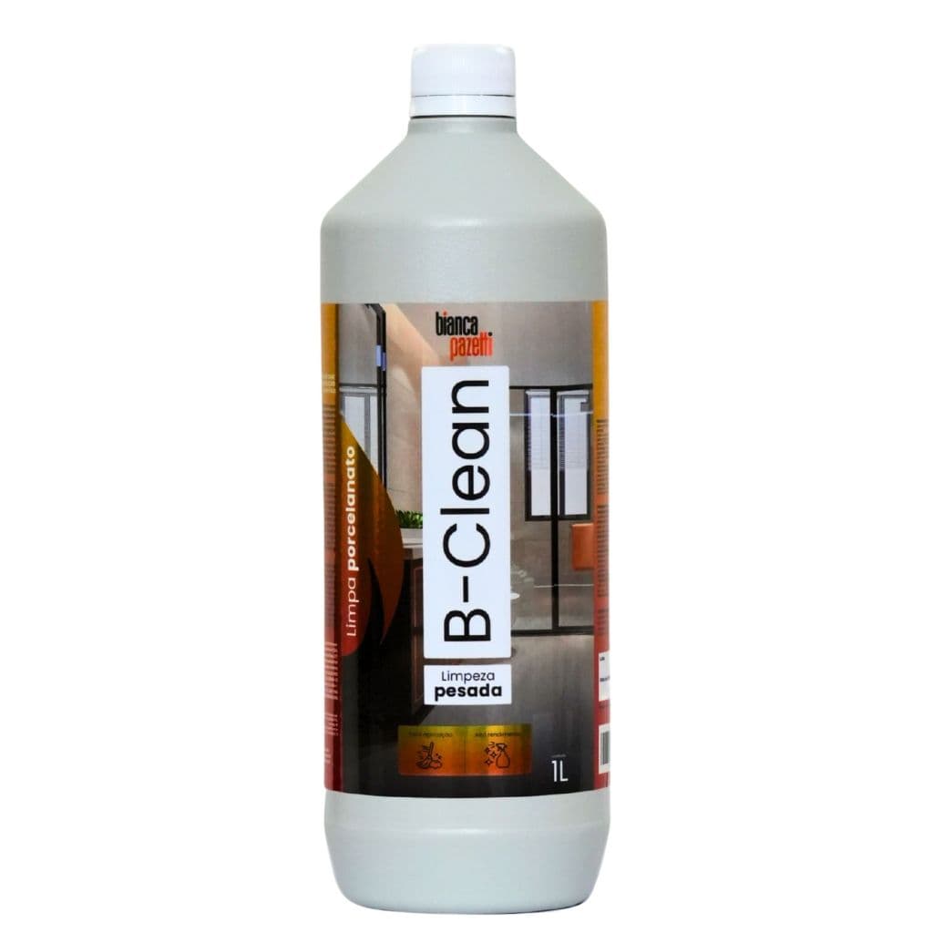 B-Clean 1L – Detergente para Piso Concentrado para Porcelanato Polido e Esmaltado