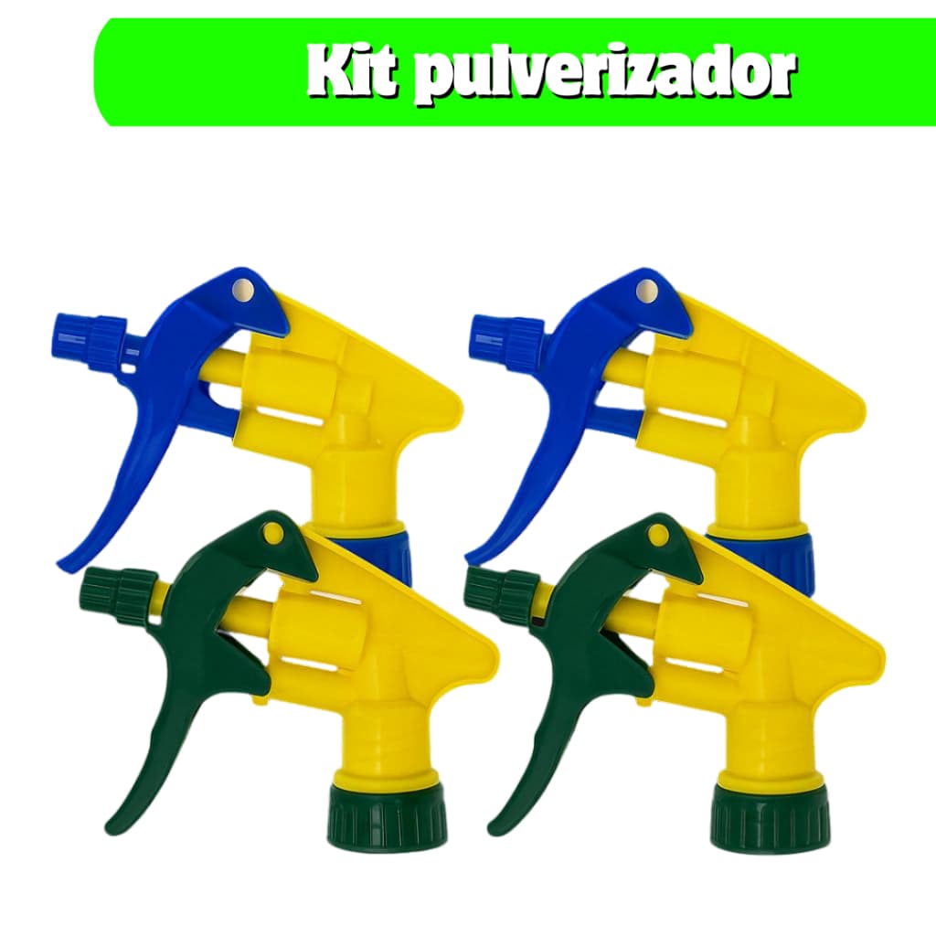 Kit Pulverizador gatilho Borrifador pra Garrafa Pet Reforçado