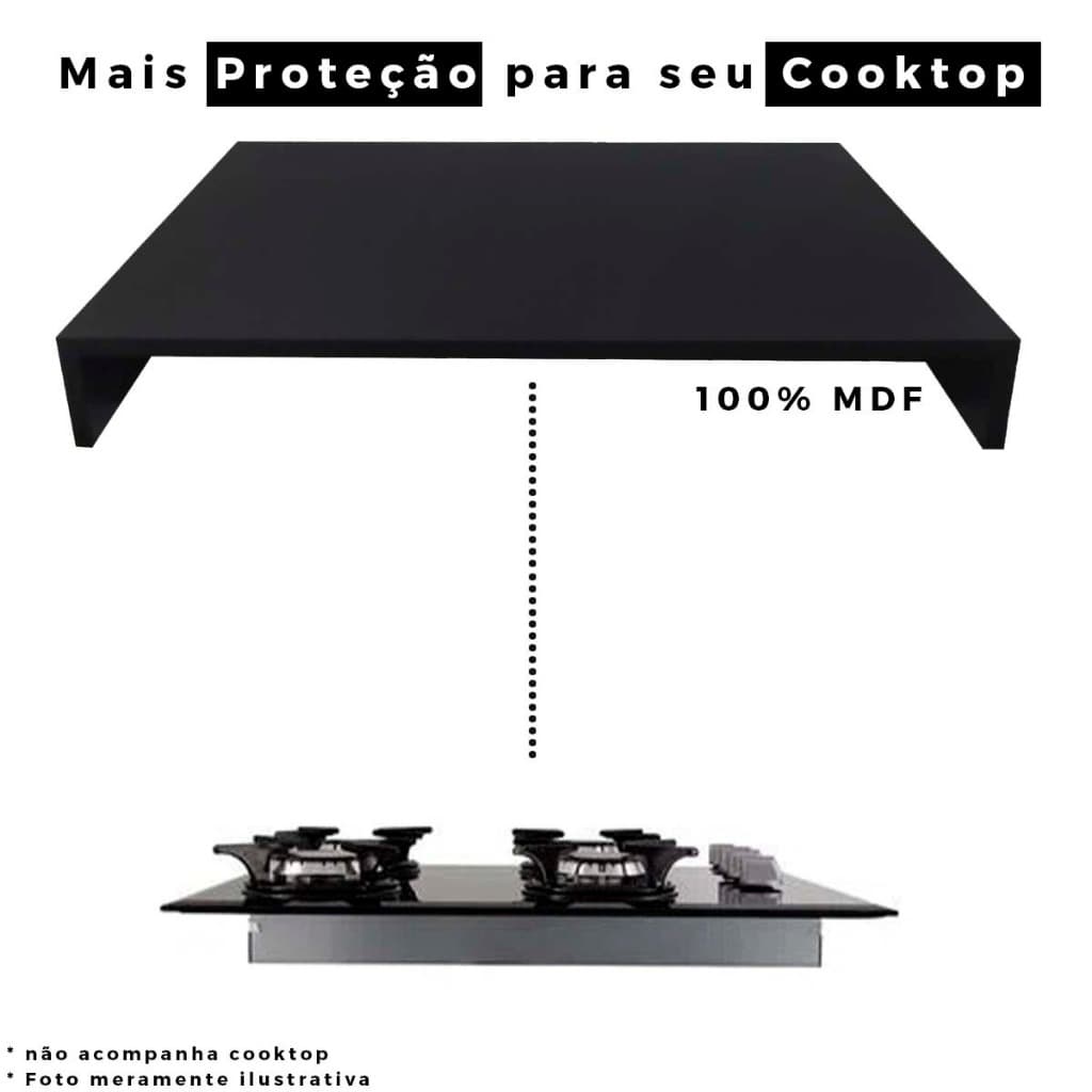 Tampa de proteção para Cooktop de 5 Bocas Fogão Indução dimensões personalizadas em MDF várias cores