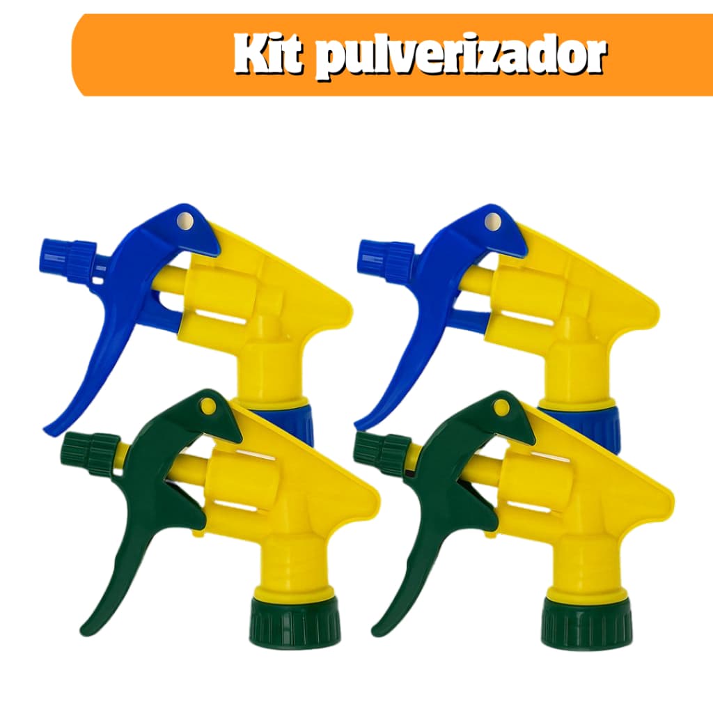 Kit Gatilhos Pulverizador Borrifador pra Garrafa Pet Reforçado
