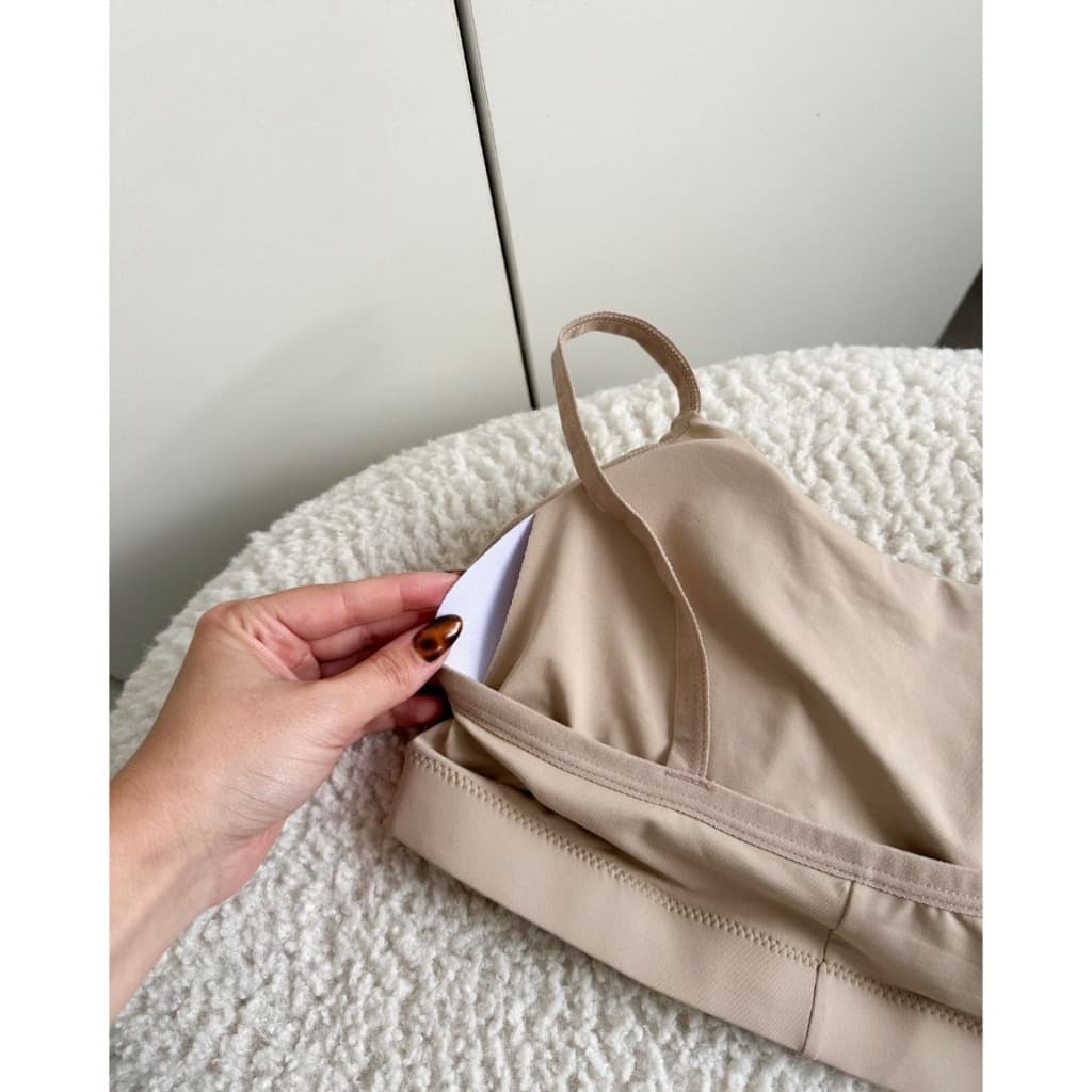 Top Esportivo Fitness Sutiã Top com bojo Removível para Academia