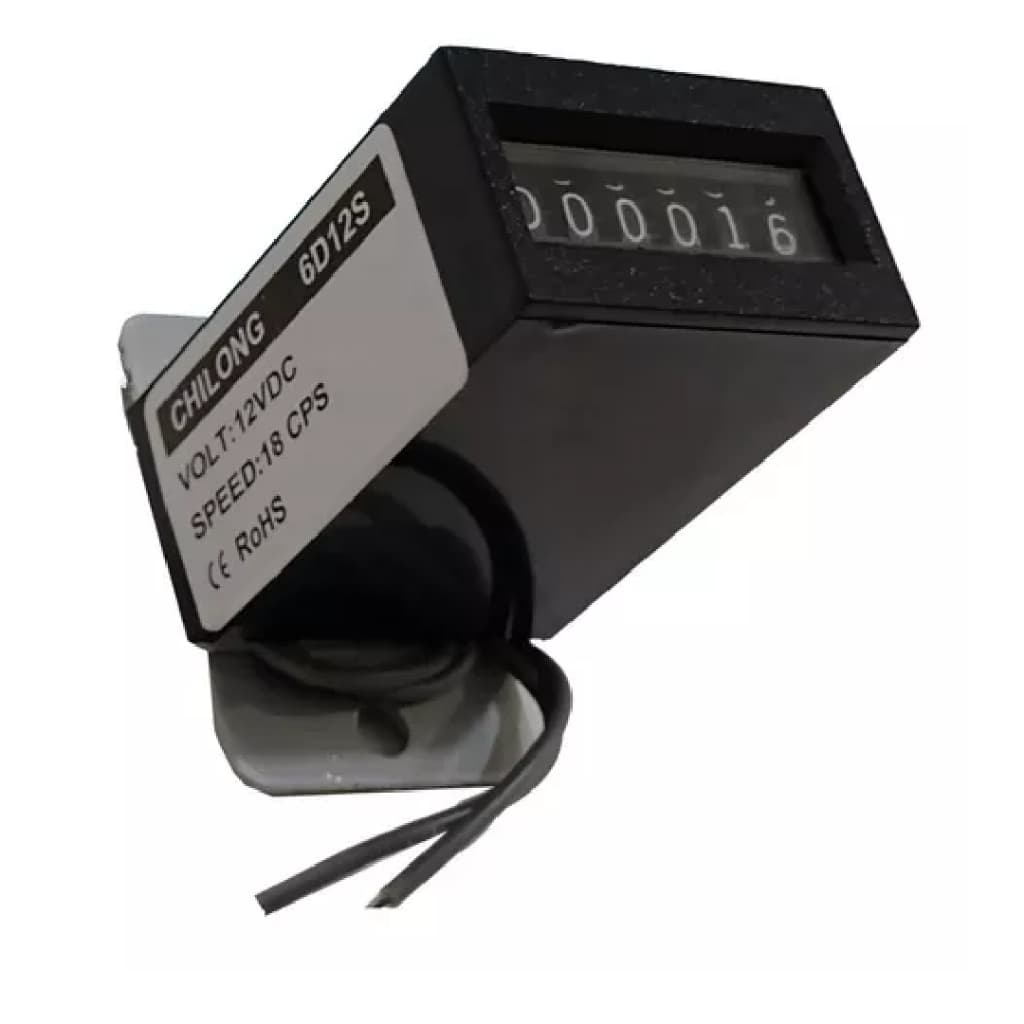 Relógio Contador Mecânico 12v P/ Fliperama Arcade Jukebox