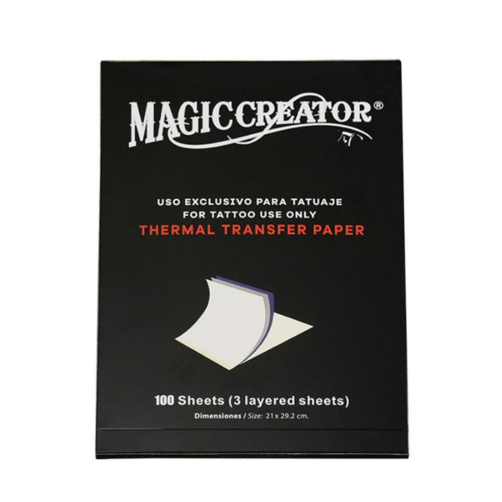 Papel Térmico para Decalque de Tatuagem Com 100 Folhas