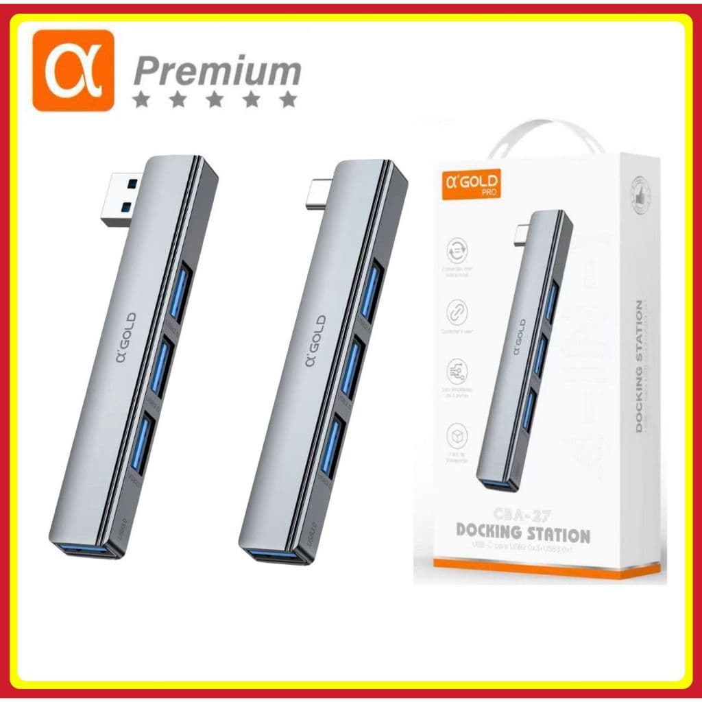 Hub USB Tipo C de Alta Velocidade 3.0 4 Portas Usb 3.0 Switch Multi Splitter Adaptador OTG Para Computador Portátil