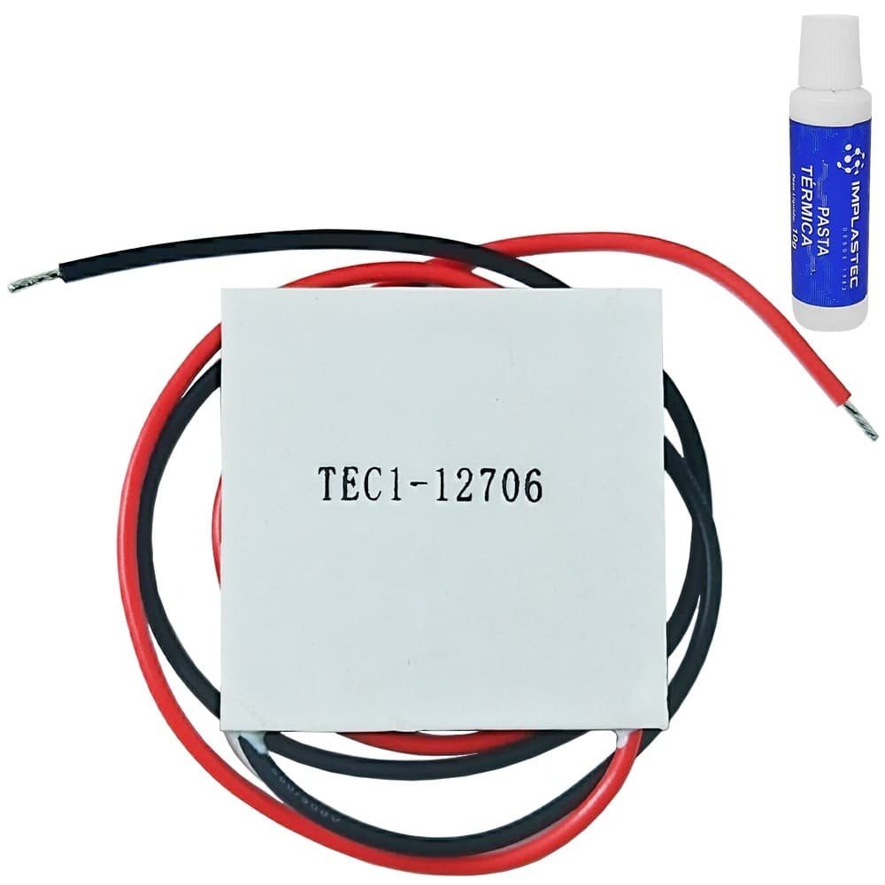 Pastilha Peltier Purificador Bebedouro + Pasta Térmica