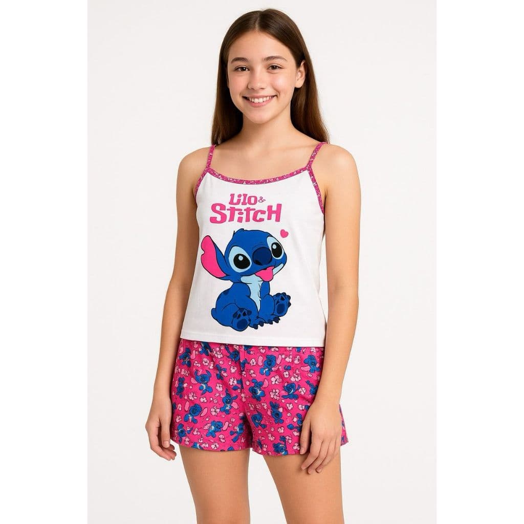 Pijama feminino juvenil adolescente jovem de menina verão alcinha baby doll