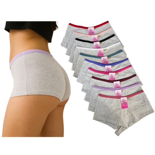 Kit 5 Calcinhas Shortinho Feminino de Algodão Macio Calcinha Short Confortável